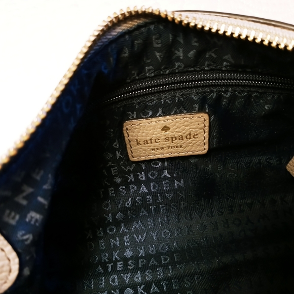 KATE SPADE Gabriella Berkshire Rd Crossbody/Shoulder Bag in Taupe Pebble… - Picture 6 of 16
